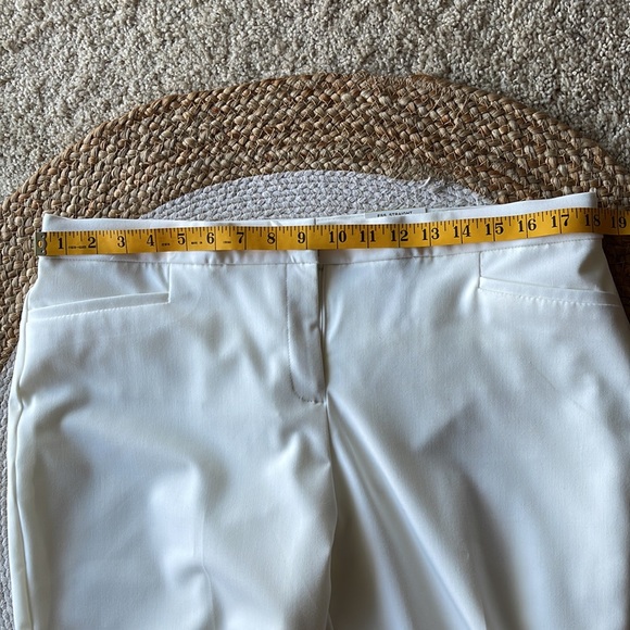 Alfani Straight leg off white pants-14 - Picture 15 of 16